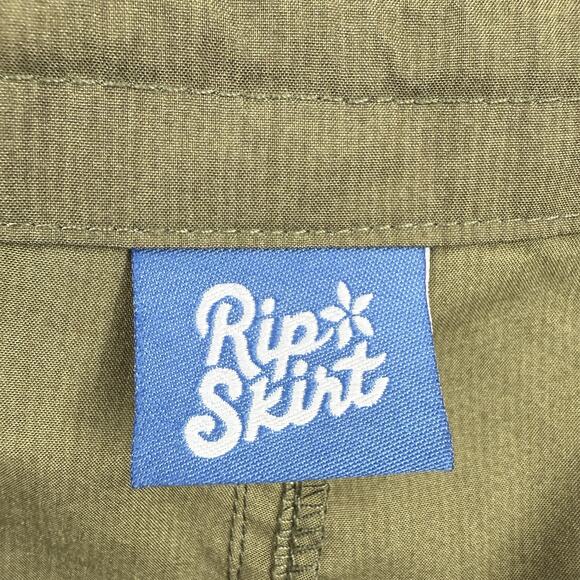 Ripskirt Hawaii Travel Pants size Large Olive Green Lightweight Adjustable - Picture 9 of 11